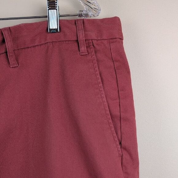 Lands End Men's Traditional Fit Casual Nantucket Red Cotton Shorts Size 44 - Picture 5 of 10